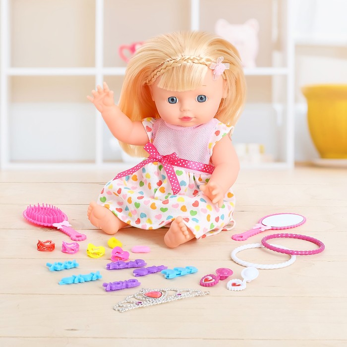 Кукла "Даша" в платье, с аксессуарами