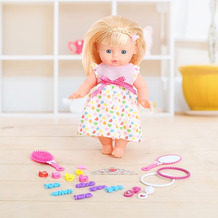 Кукла "Даша" в платье, с аксессуарами