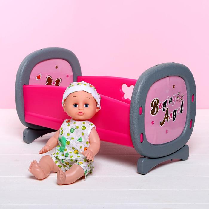 Пупс "Кирюша" с кроваткой и аксессуарами