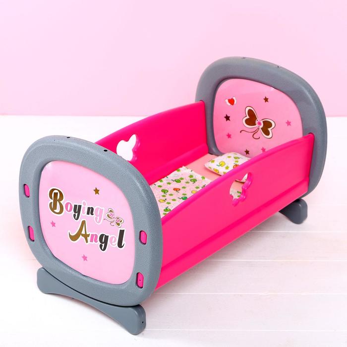 Пупс "Кирюша" с кроваткой и аксессуарами