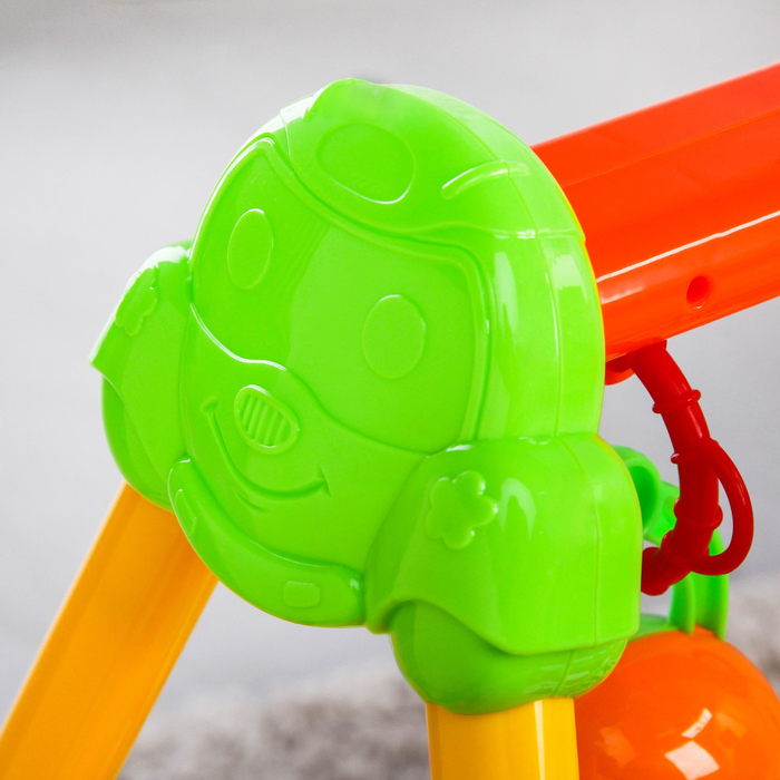 Развивающий коврик с игровой стойкой «Лисичка и друзья», музыкальная игрушка