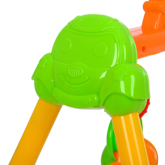 Развивающий коврик с игровой стойкой «Лисичка и друзья», музыкальная игрушка