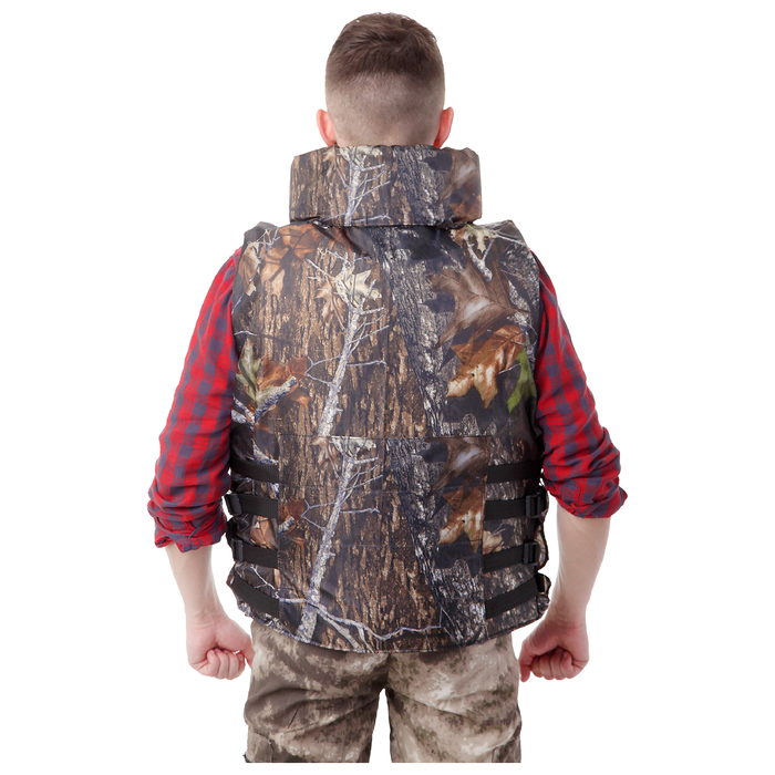 Страховочный жилет L, цвет КМФ вес 60-70 кг.