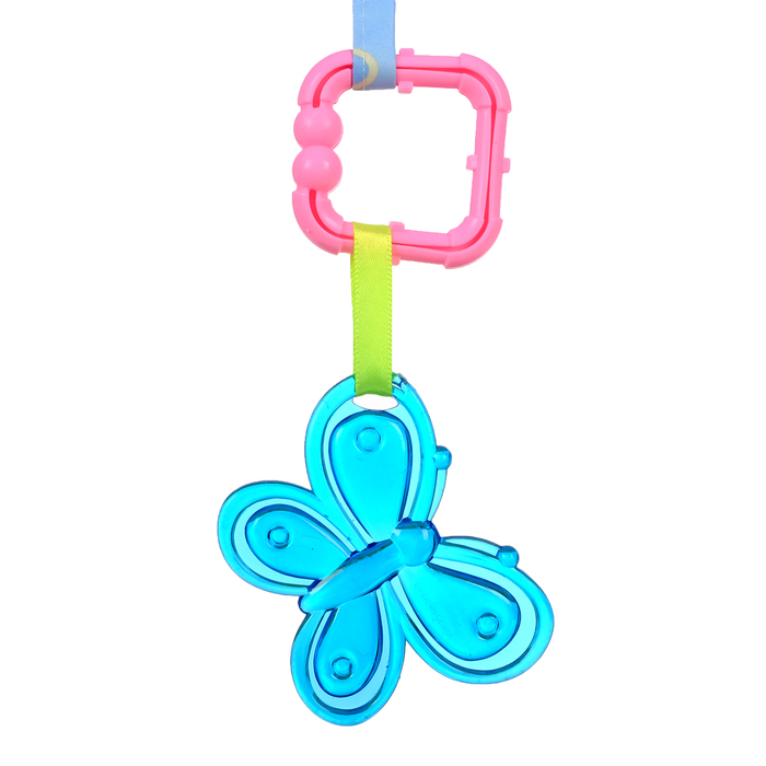 Развивающий коврик с дугами «Панда и друзья», 5 игрушек + безопасное зеркальце