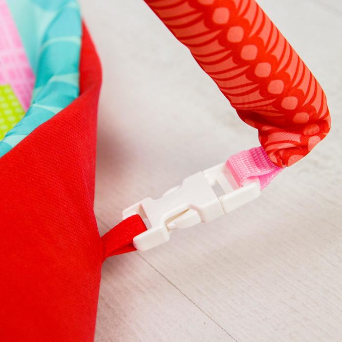 Развивающий коврик с дугами «Путешествие», 5 игрушек + безопасное зеркальце