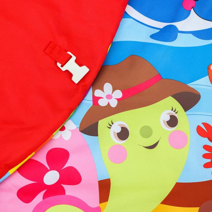 Развивающий коврик с дугами «Черепашка», 5 игрушек + безопасное зеркальце