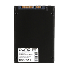 

Накопитель SSD Qumo Novation TLC 3D Q3DT-240GAEN, SATA III, 240 Гб, TLC