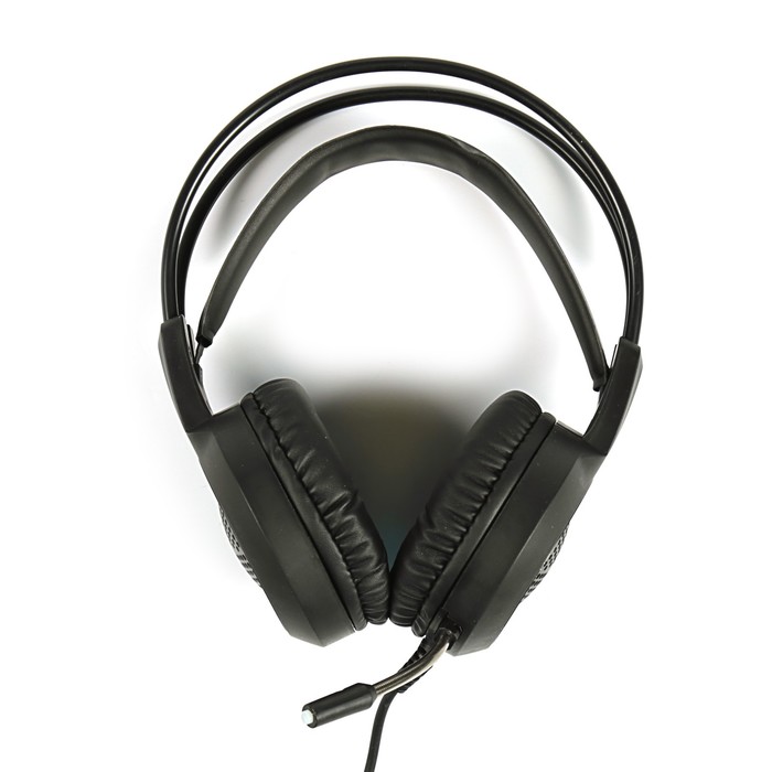 Гарнитура Qumo Genesis, стереогарнитура, подсветка, интерфейс USB + 3.5 jack