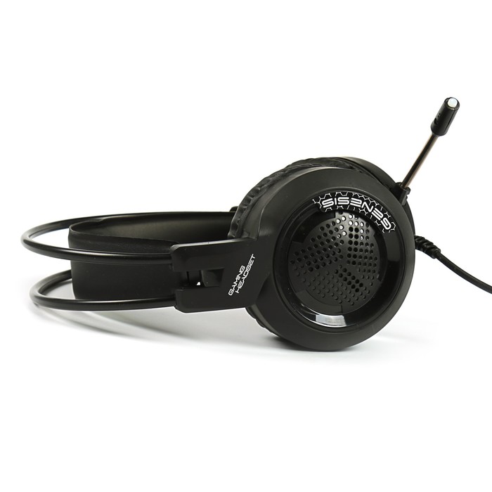 Гарнитура Qumo Genesis, стереогарнитура, подсветка, интерфейс USB + 3.5 jack