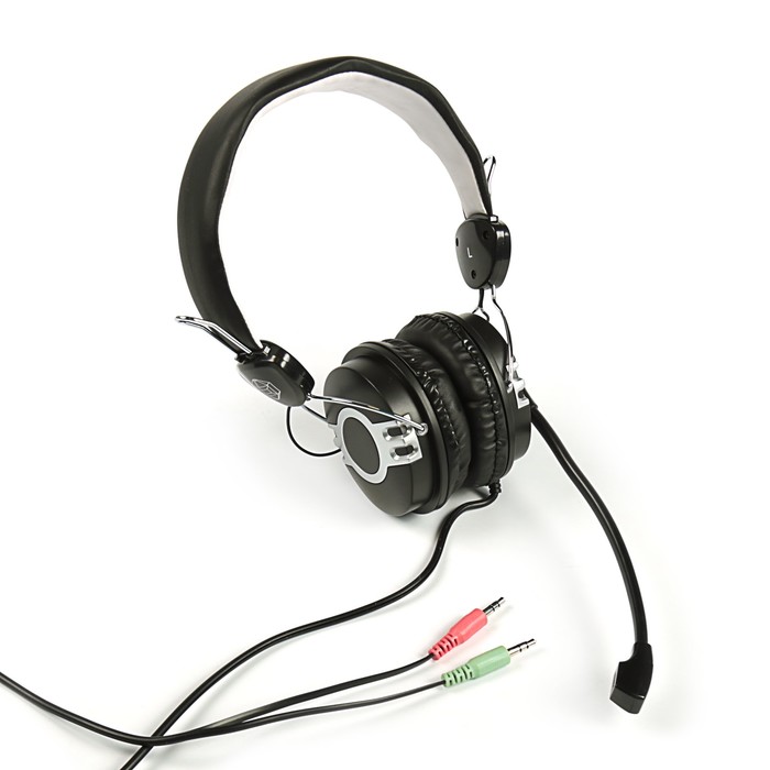 Гарнитура Qumo Topaz, стереогарнитура, черная