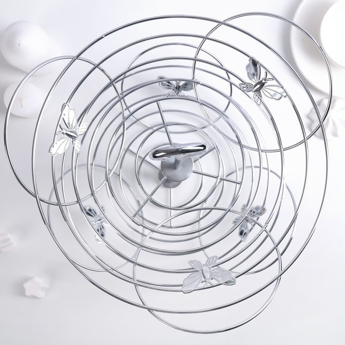 Стойка для фруктов 2 яруса 27,5х27,5х40 см