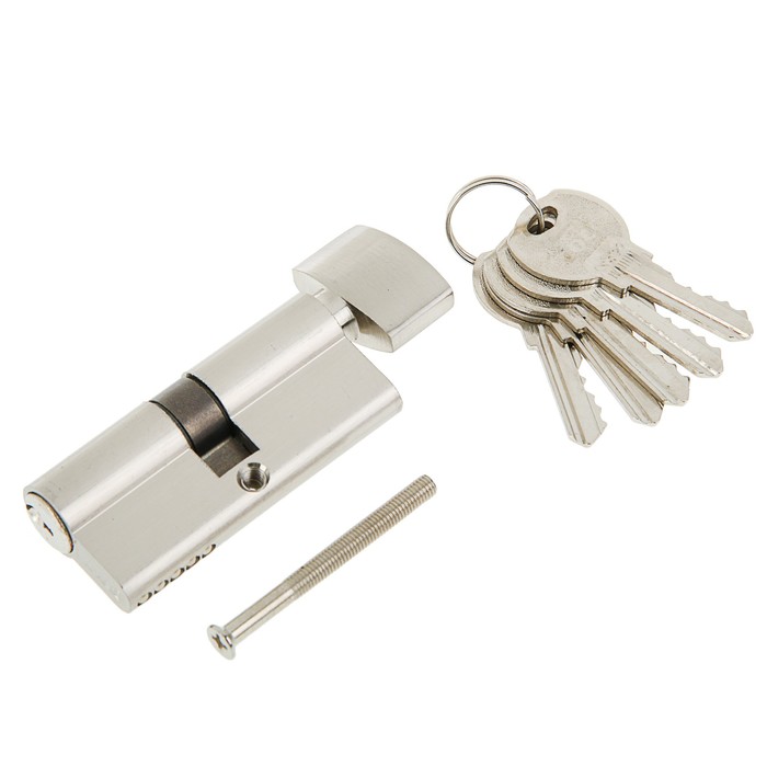 Цилиндровый механизм NW 70 SN, английский ключ- вертушка, цвет мат.никель