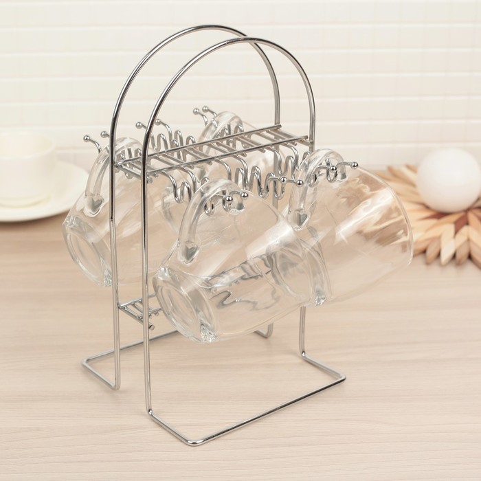 Сушилка для кружек 13,5х12,8х24 см