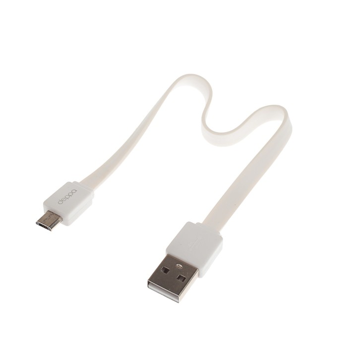 Аккумулятор внешний Deppa NRG Power, 5200 мАч, 2.1A, Li-ion, белый