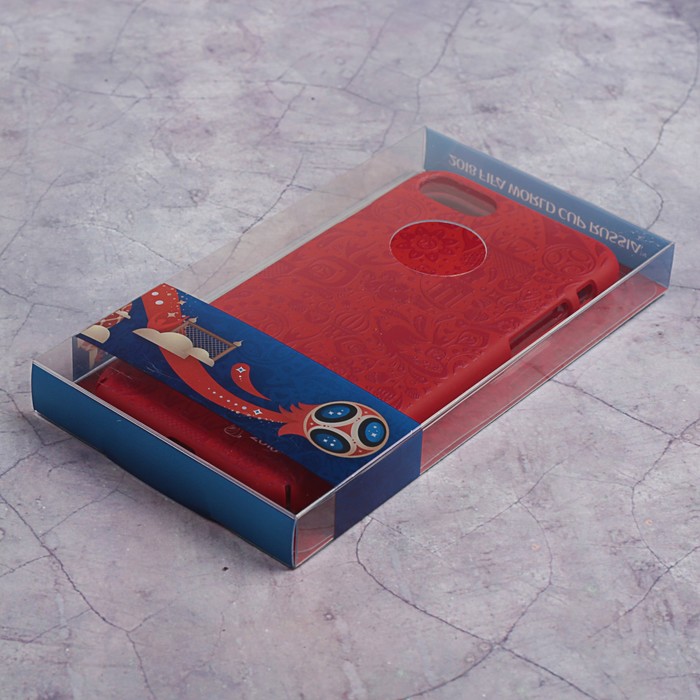 Чехол FIFA WORLD CUP RUSSIAN 2018, iPhone 7/8, soft-touch