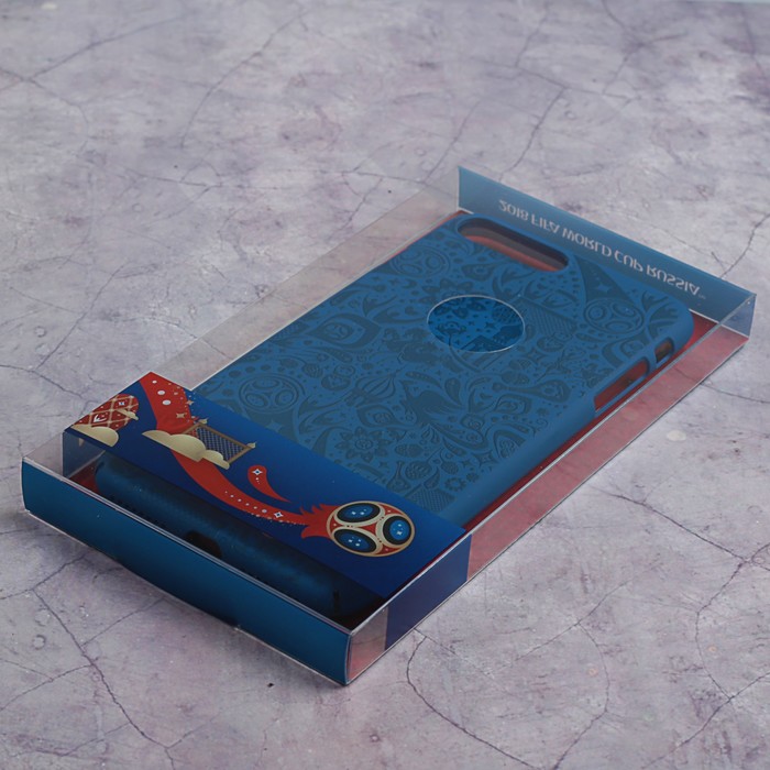 Чехол FIFA WORLD CUP RUSSIAN 2018, iPhone 7/8 Plus, soft-touch