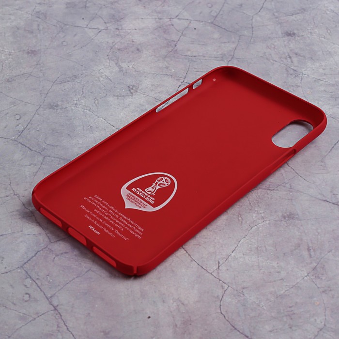 Чехол FIFA WORLD CUP RUSSIAN 2018, iPhone X, soft-touch