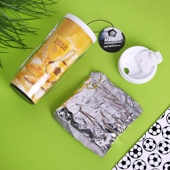 Чай чёрный 20 г в термостакане 350 мл "Страна больших побед"