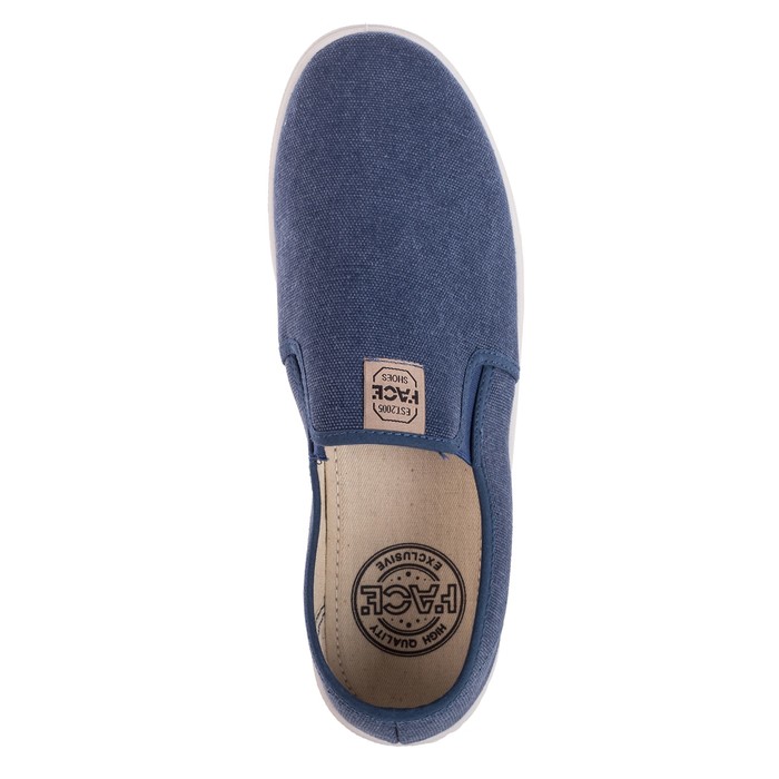 Слипоны мужские Face арт. RTM- 51-01-32, цвет синий, размер 44