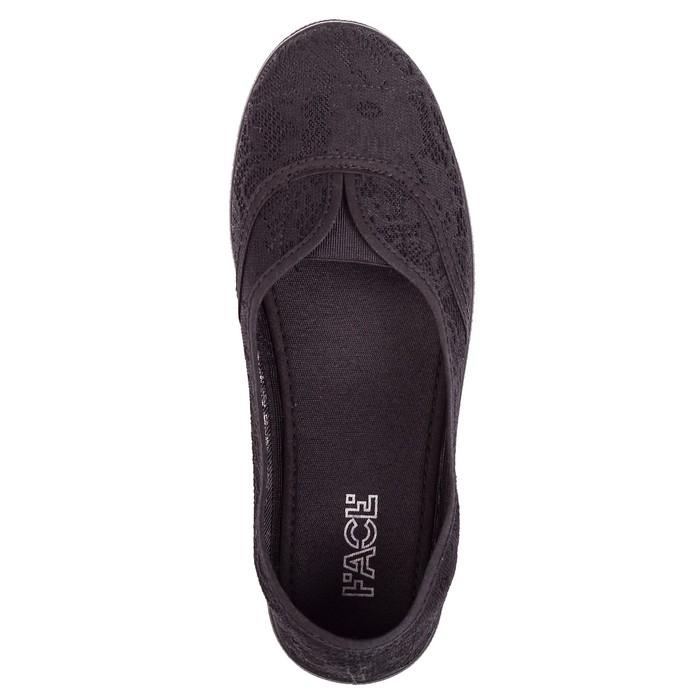 Слипоны женские Face арт. RT-01-09-05, цвет чёрный, размер 39