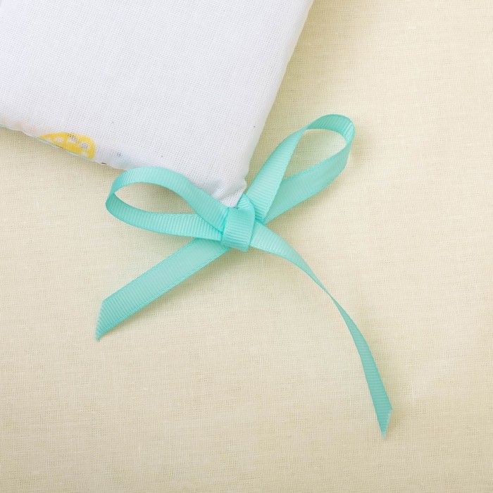 Комплект в кроватку 6 пр. "Моя лошадка", цвет бирюзовый, бязь, хл100%