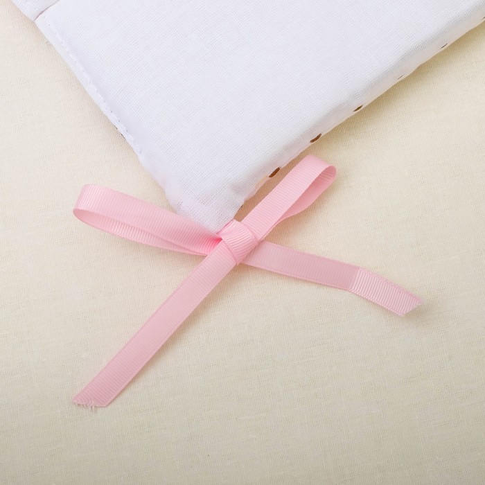 Комплект в кроватку 6 пр. "Моя лошадка", цвет розовый, бязь, хл100%