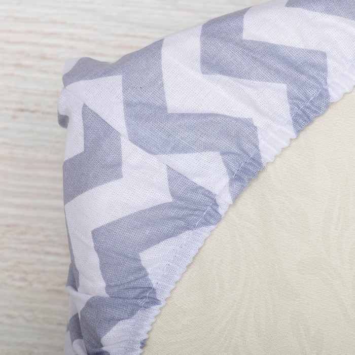 Комплект в кроватку 6 пр. "Лесные друзья", цвет серый, бязь, хл100%