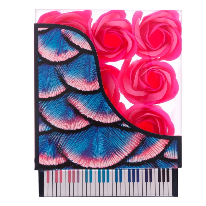 Мыльные лепестки в коробке-рояль "Мелодия моей души"