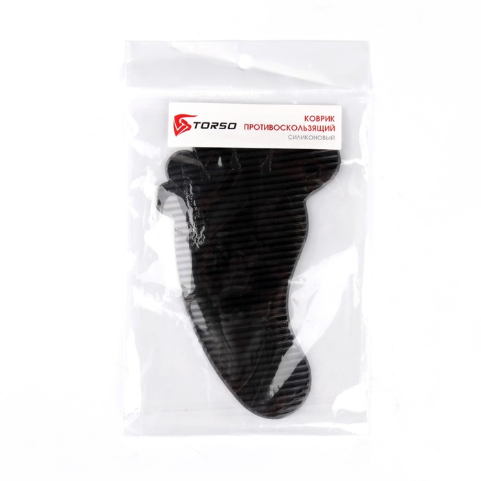 Коврик противоскользящий TORSO, ножка, черный