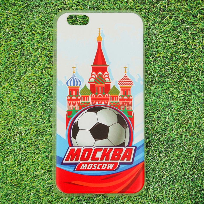Чехол для iPhone 6 телефона «Москва» (Храм Василия Блаженного), 7 х 14 см