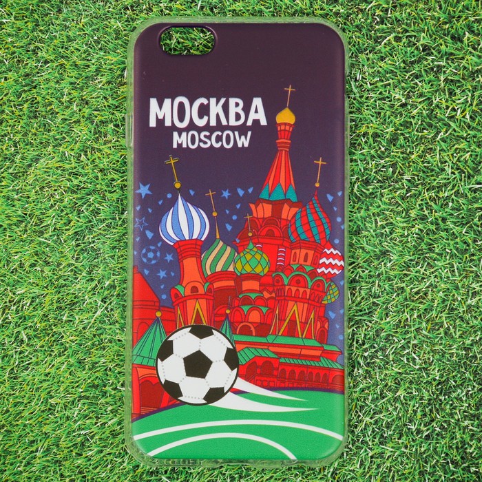 Чехол для iPhone 6 телефона «Москва» (Храм Василия Блаженного), 7 х 14 см