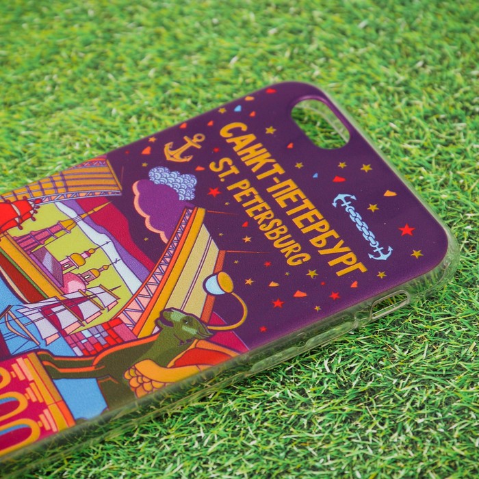 Чехол для iPhone 6 телефона «Санкт-Петербург» (Дворцовый мост), 7 х 14 см