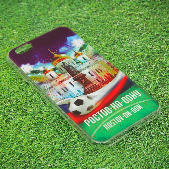 Чехол для iPhone 6 телефона «Ростов-на-Дону» (Собор Пресвятой Богородицы), 7 х 14 см