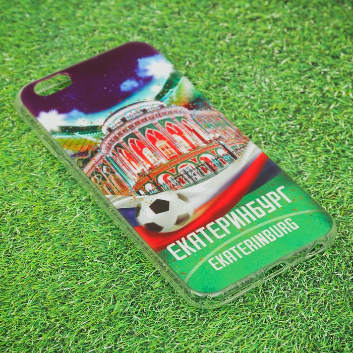 Чехол для iPhone 6 телефона «Екатеринбург» (Дом Севастьянова), 7 х 14 см