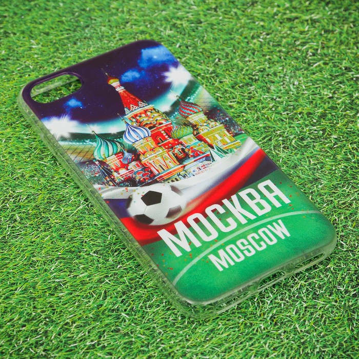 Чехол для iPhone 7 телефона «Москва» (Храм Василия Блаженного), 7 х 14 см