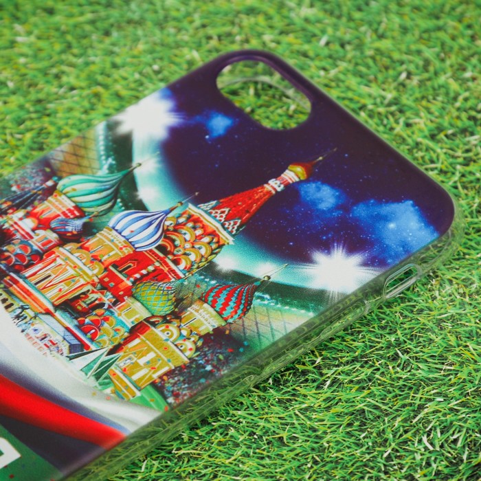 Чехол для iPhone 7 телефона «Москва» (Храм Василия Блаженного), 7 х 14 см