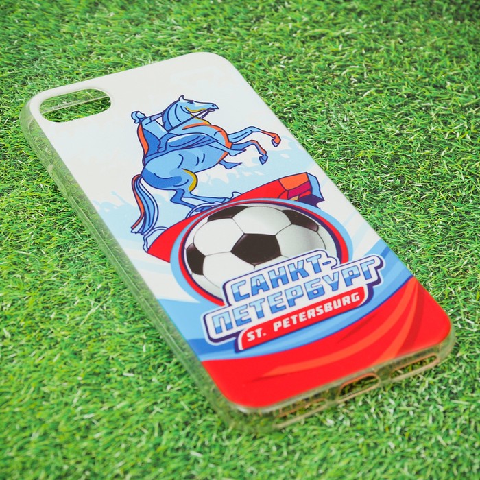 Чехол для iPhone 7 телефона «Санкт-Петербург» (Медный Всадник), 7 х 14 см