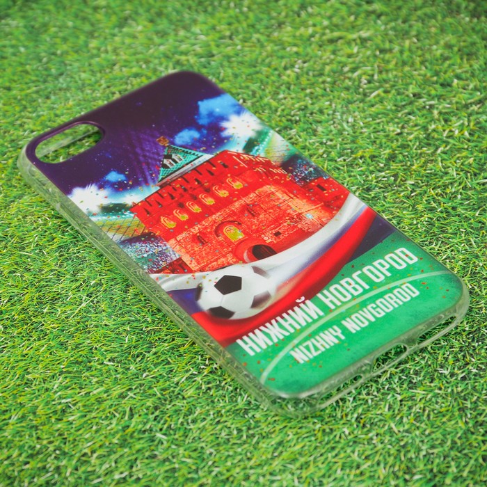 Чехол для iPhone 7 телефона «Нижний Новгород» (Нижегородский кремль), 7 х 14 см