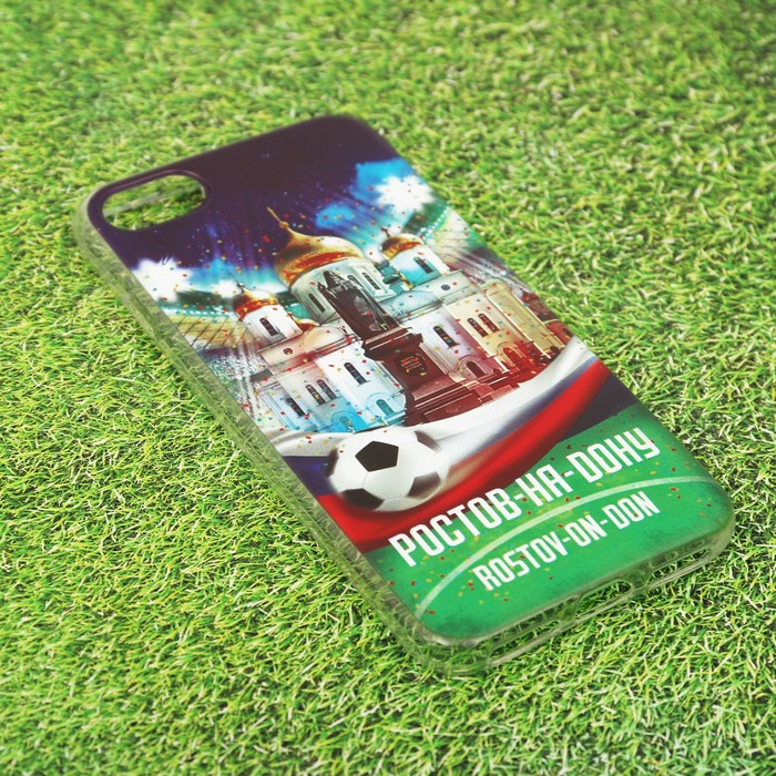 Чехол для iPhone 7 телефона «Ростов-на-Дону» (Собор Пресвятой Богородицы), 7 х 14 см