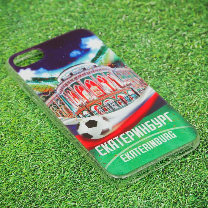 Чехол для iPhone 7 телефона «Екатеринбург» (Дом Севастьянова), 7 х 14 см