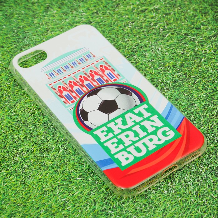 Чехол для iPhone 7 телефона «Екатеринбург» (Дом Севастьянова), 7 х 14 см