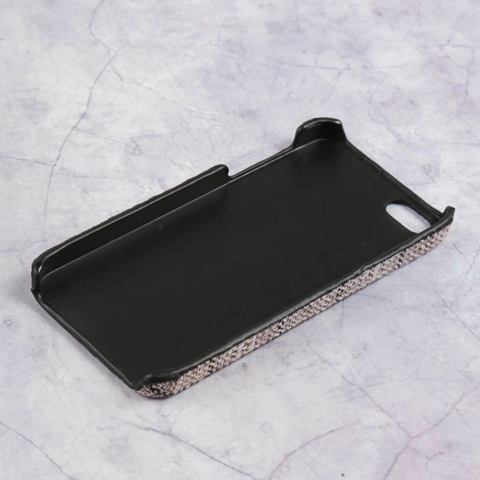 Чехол пластиковый Luazon Клетка для iPhone 5/5s, серый