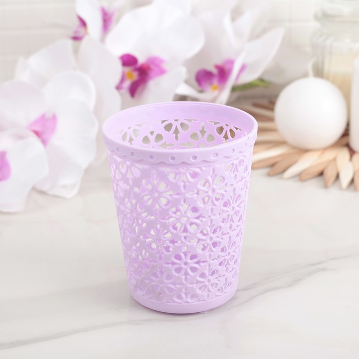 Корзина для хранения 8,5х8,5х10,5 см, цвет МИКС