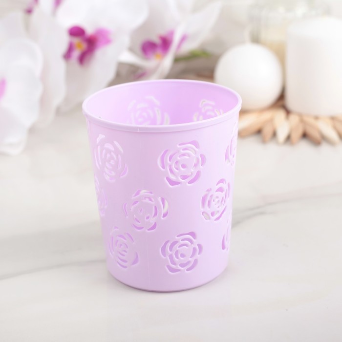 Корзина для хранения "Розы" 8,3х8,3х9,8 см, цвет МИКС