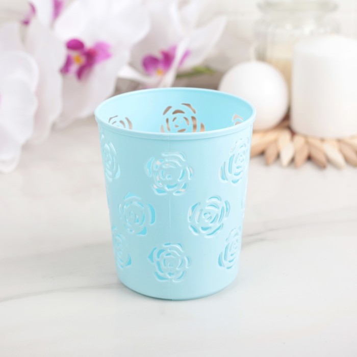 Корзина для хранения "Розы" 8,3х8,3х9,8 см, цвет МИКС