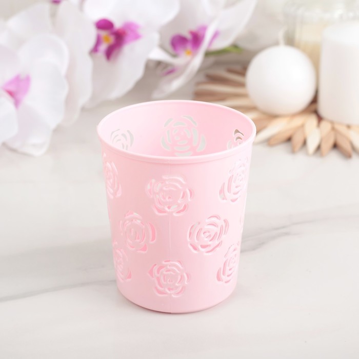 Корзина для хранения "Розы" 8,3х8,3х9,8 см, цвет МИКС