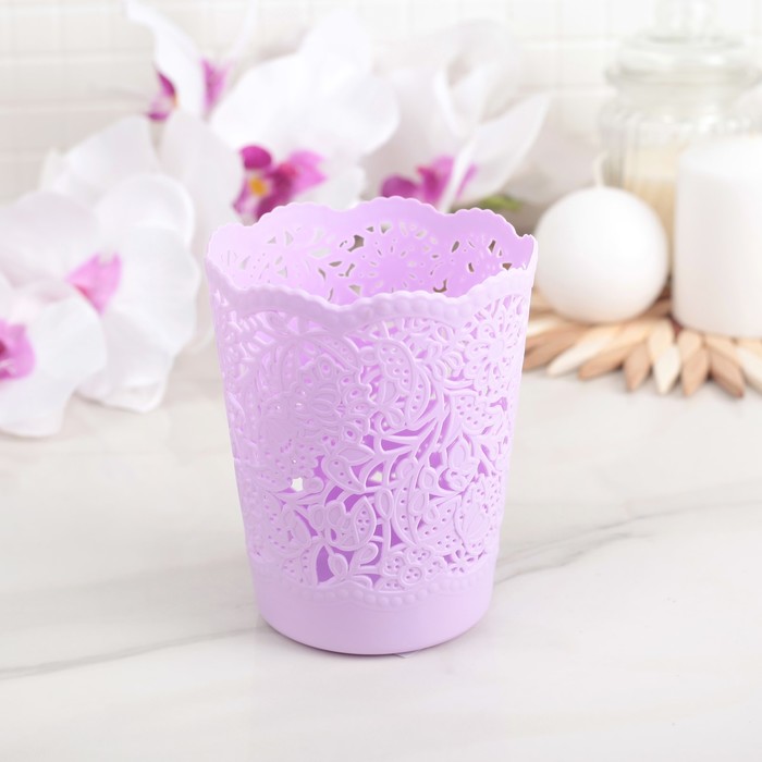 Корзина для хранения 9,3х9,3х11,8 см, цвет МИКС