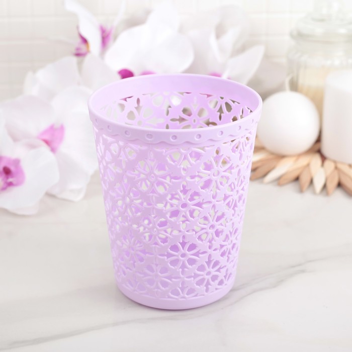 Корзина для хранения 11,8х11,8х13,4 см, цвет МИКС