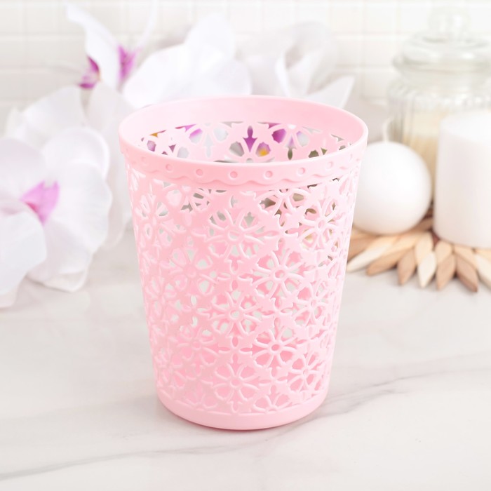 Корзина для хранения 11,8х11,8х13,4 см, цвет МИКС