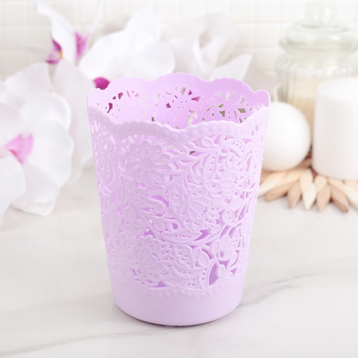 Корзина для хранения 10,5х10,5х13,5 см, цвет МИКС